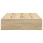 Estructura de Cama de Almacenamiento en Roble Sonoma 120x190 cm de , Camas y somieres - Ref: Foro24-3335423, Precio: 289,94 €...