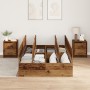 Estructura de Cama de Almacenamiento de Madera Vieja 120x190 cm de , Camas y somieres - Ref: Foro24-3335427, Precio: 305,90 €...