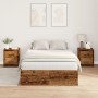 Estructura de Cama de Almacenamiento de Madera Vieja 120x190 cm de , Camas y somieres - Ref: Foro24-3335427, Precio: 305,90 €...