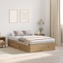 Estructura de Cama de Almacenamiento de Roble Artisan 120x190 cm de , Camas y somieres - Ref: Foro24-3335428, Precio: 305,90 ...