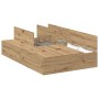 Estructura de Cama de Almacenamiento de Roble Artisan 120x190 cm de , Camas y somieres - Ref: Foro24-3335428, Precio: 305,90 ...