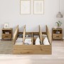 Estructura de Cama de Almacenamiento de Roble Artisan 120x190 cm de , Camas y somieres - Ref: Foro24-3335428, Precio: 305,90 ...