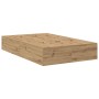 Estructura de Cama de Almacenamiento de Roble Artisan 120x190 cm de , Camas y somieres - Ref: Foro24-3335428, Precio: 305,90 ...