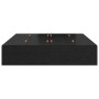 Estructura de Cama de Almacenamiento de Roble Negro 140x190 cm de , Camas y somieres - Ref: Foro24-3335430, Precio: 351,29 €,...