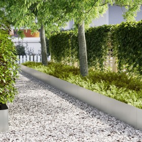 bordes de césped 30 pcs 100x0,5x30 cm Acero galvanizado de , Ribetes y bordes para jardín - Ref: Foro24-3335786, Precio: 206,...
