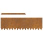 Bordes de Césped 50 pcs 100x0,5x30 cm Acero Resistente a la Intemperie de , Ribetes y bordes para jardín - Ref: Foro24-333579...