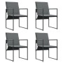 Set de Comedor de Jardín de 6 Piezas con Cojines de Acero y Textilene de , Conjuntos de jardín - Ref: Foro24-3335858, Precio:...