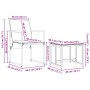 Juego de comedor de jardín de 10 piezas de con cojines de acero y textileno de , Conjuntos de jardín - Ref: Foro24-3335863, P...
