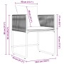 Conjunto de Comedor de Jardín de 13 Piezas con Cojines de Acero y Ratán Sintético de , Conjuntos de jardín - Ref: Foro24-3335...