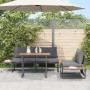 Juego de Comedor de Jardín de 3 Piezas con Cojines Antracita de , Conjuntos de jardín - Ref: Foro24-3335888, Precio: 448,58 €...