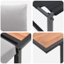 Conjunto de Comedor de Jardín de 3 Piezas con Cojines Gris Claro de , Conjuntos de jardín - Ref: Foro24-3335889, Precio: 448,...