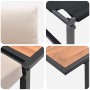 Juego de Comedor de Jardín de 3 Piezas con Cojines Color Taupe de , Conjuntos de jardín - Ref: Foro24-3335890, Precio: 448,58...