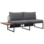 Conjunto de Sofá de Jardín de 3 Piezas con Cojines Antracita de , Conjuntos de jardín - Ref: Foro24-3335891, Precio: 415,34 €...