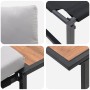 Conjunto de Sofá de Jardín de 3 Piezas con Cojines Gris Claro de , Conjuntos de jardín - Ref: Foro24-3335892, Precio: 415,34 ...