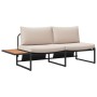 Conjunto de sofá de jardín de 3 piezas con cojines taupe de , Conjuntos de jardín - Ref: Foro24-3335893, Precio: 384,54 €, De...