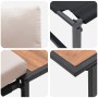 Conjunto de sofá de jardín de 3 piezas con cojines taupe de , Conjuntos de jardín - Ref: Foro24-3335893, Precio: 384,54 €, De...
