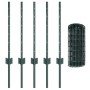 Cerca Euro con 5 postes en U Verde 0.6x10 m Acero de , Postes de cerca - Ref: Foro24-3335981, Precio: 48,02 €, Descuento: %
