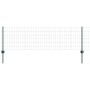 Cerca Euro con 5 postes en U Verde 0.6x10 m Acero de , Postes de cerca - Ref: Foro24-3335981, Precio: 48,02 €, Descuento: %