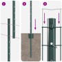 Juego de Cercas Euro Set de 2 Verde Acero 10 x 1.6 m Resistente de , Postes de cerca - Ref: Foro24-3336003, Precio: 82,05 €, ...