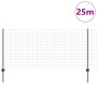 Cerca Euro Juego de 2 Verde Plástico, Metal de , Postes de cerca - Ref: Foro24-3336012, Precio: 141,91 €, Descuento: %
