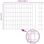 Cerca Euro Juego de 2 Verde Metal 25 x 0.4 m Durable Cerca de , Postes de cerca - Ref: Foro24-3336014, Precio: 68,79 €, Descu...