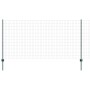 Set de Cerca Euro Juego de 2 Verde Acero Recubierto de Polvo de , Postes de cerca - Ref: Foro24-3336018, Precio: 156,63 €, De...