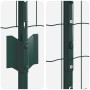 Set de Cerca Euro Juego de 2 Verde Acero Recubierto de Polvo de , Postes de cerca - Ref: Foro24-3336018, Precio: 156,63 €, De...