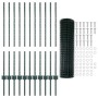 Set de Cerca de Jardín Pack de 2 Verde Acero 25 x 1 m Durable de , Postes de cerca - Ref: Foro24-3336027, Precio: 108,44 €, D...