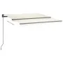 Toldo automático con LED y sensor de viento color crema 3x2,5 m de vidaXL, Toldos - Ref: Foro24-3070112, Precio: 551,64 €, De...