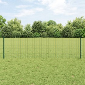 Cerca Euro de Set de 3 Verde Acero con PVC Mediano Resistente de , Postes de cerca - Ref: Foro24-3336032, Precio: 175,64 €, D...
