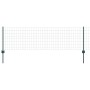 Cerca Euro de Set de 3 Verde Acero con PVC Mediano Resistente de , Postes de cerca - Ref: Foro24-3336032, Precio: 175,64 €, D...