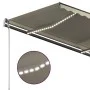 Toldo automático con LED y sensor de viento color crema 3x2,5 m de vidaXL, Toldos - Ref: Foro24-3070112, Precio: 551,64 €, De...