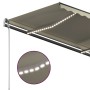 Toldo automático con LED y sensor de viento color crema 3x2,5 m de vidaXL, Toldos - Ref: Foro24-3070112, Precio: 570,82 €, De...
