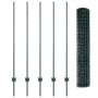Conjunto de Valla Euro Conjunto de 2 Verde Metal Grande de , Postes de cerca - Ref: Foro24-3336044, Precio: 90,35 €, Descuent...