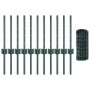 Juego de Cerca Euro Set de 2 Verde Metal Grande Duradero de , Postes de cerca - Ref: Foro24-3336047, Precio: 73,27 €, Descuen...