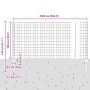 Juego de Cerca Set de 2 Verde Acero 25 x 1 m Duradero de , Postes de cerca - Ref: Foro24-3336050, Precio: 121,19 €, Descuento: %