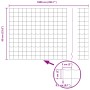 Valla Euro de con 5 postes en U gris 0.6x10 m de acero de , Postes de cerca - Ref: Foro24-3336055, Precio: 51,47 €, Descuento: %