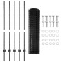 Conjunto de Cercas de Metal Juego de 2 Gris Metal Mediana de , Postes de cerca - Ref: Foro24-3336058, Precio: 85,18 €, Descue...