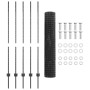 Set de Cercas de Jardín Set de 2 Gris Metal Estándar Duradero de , Postes de cerca - Ref: Foro24-3336059, Precio: 99,00 €, De...