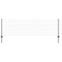 Cerca Euro con 5 postes en U Gris 0.8x10 m de Acero de , Postes de cerca - Ref: Foro24-3336064, Precio: 56,68 €, Descuento: %