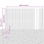 Juego de cerca Euro gris Pack de 2 Gris de , Postes de cerca - Ref: Foro24-3336068, Precio: 96,75 €, Descuento: %
