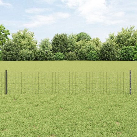 Juego de cercas de jardín Set de 2 Gris Metal 10 x 0.4 m de , Postes de cerca - Ref: Foro24-3336070, Precio: 40,28 €, Descuen...