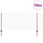 Juego de Cerca Euro Juego de 2 Gris de , Postes de cerca - Ref: Foro24-3336073, Precio: 68,57 €, Descuento: %
