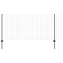 Juego de Cerca Euro Juego de 2 Gris de , Postes de cerca - Ref: Foro24-3336073, Precio: 68,57 €, Descuento: %