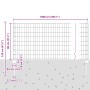 Set de Cercas Euro Set de 2 Gris Acero galvanizado Grande de , Postes de cerca - Ref: Foro24-3336072, Precio: 54,93 €, Descue...