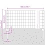 Valla Euro con 5 Postes U Gris 0.6x10 m Acero de , Postes de cerca - Ref: Foro24-3336079, Precio: 46,71 €, Descuento: %