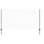 Cerca Euro con 10 postes U Gris 1,2x10 m de acero de , Postes de cerca - Ref: Foro24-3336082, Precio: 71,20 €, Descuento: %