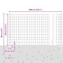 Cerca Euro con 10 postes U Gris 1,2x10 m de acero de , Postes de cerca - Ref: Foro24-3336082, Precio: 71,20 €, Descuento: %