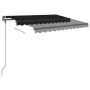 Toldo manual retráctil con postes gris antracita 3,5x2,5 m de vidaXL, Toldos - Ref: Foro24-3070119, Precio: 324,87 €, Descuen...