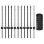 Euro Fence con 11 U Posts Gris 0.6x25 m de Acero de , Postes de cerca - Ref: Foro24-3336100, Precio: 92,25 €, Descuento: %